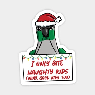 Only Bite Naughty Kids Green Cheeked Conure Magnet