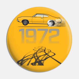 1972 Multi-Color Body Option Apparel Pin