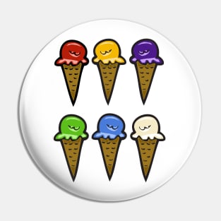 Ice Cream Cones #4 Pin