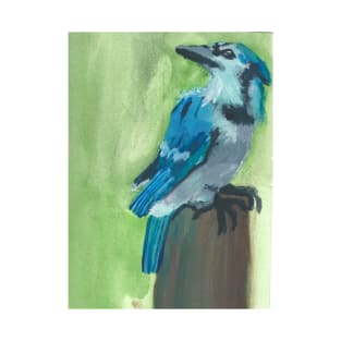 Blue Jay Watercolor T-Shirt