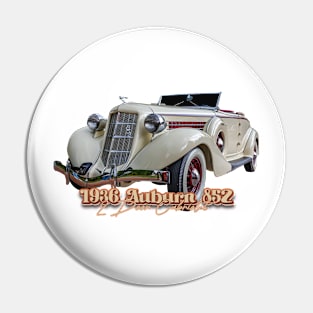 1936 Auburn 852 2 Door Cabriolet Pin