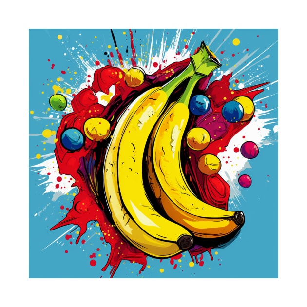 Bananas Pop Art 2 by AstroRisq