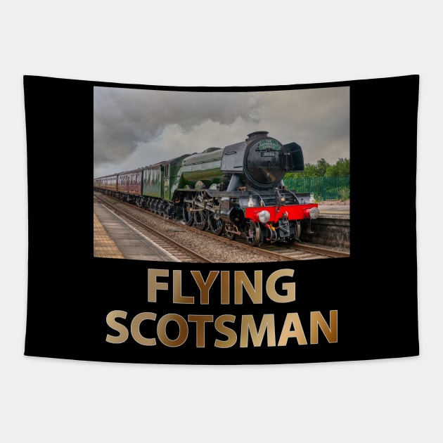 Flying Scotsman Tapestry by SteveHClark