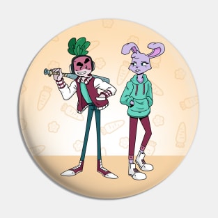 RadLazy: The Duo Pin