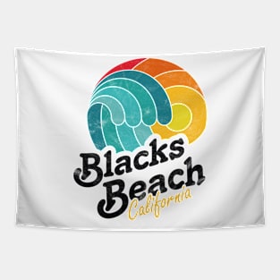 Blacks Beach California Surfing Surf Sunset Wave Tapestry