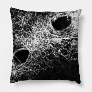 Spider Web Watching You! Pillow