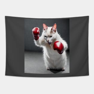 The Boxer Cat Tapestry