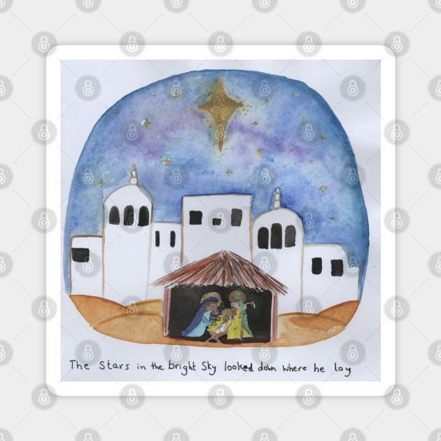 Away in a manger Magnet by Charlotsart