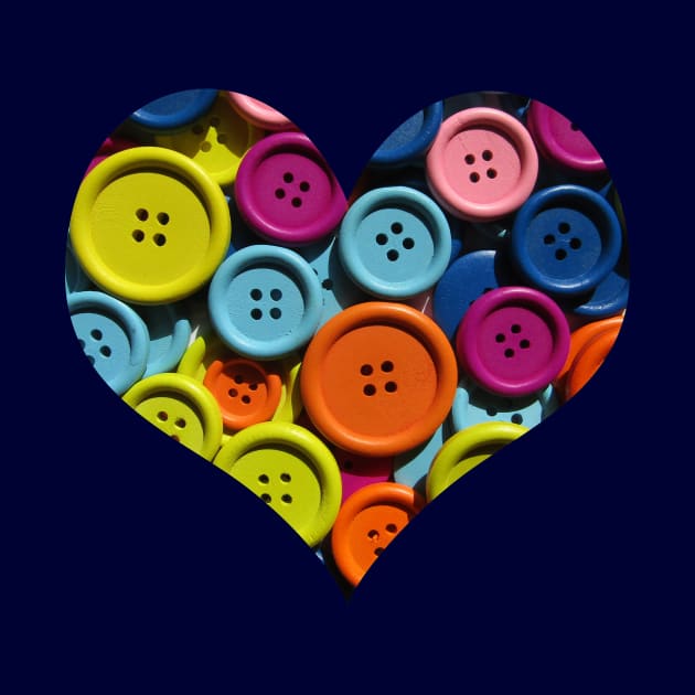 Button heart by WordsGames