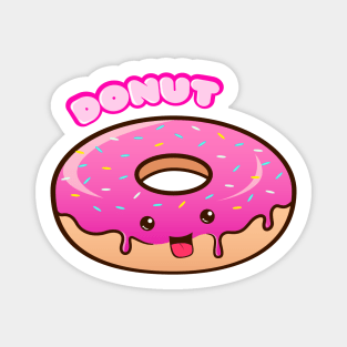 Pink Donut Magnet