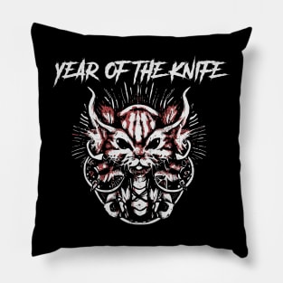 year of the knife and the dark fox Pillow