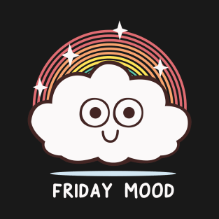 friday-weekeds cute doodle rainbow T-Shirt