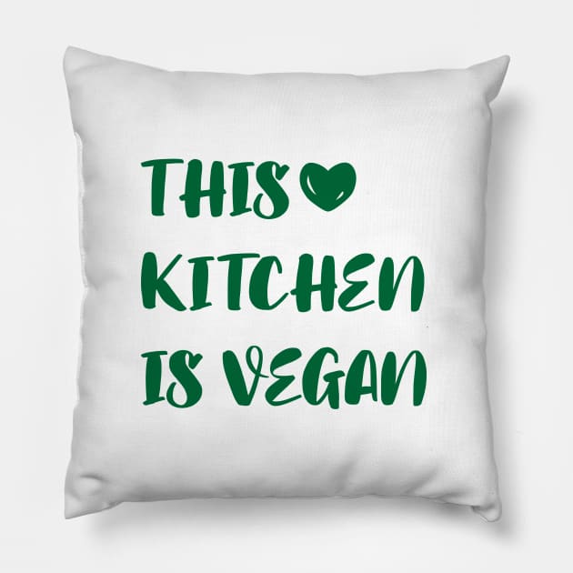 Aesthetic vegan gifts Kitchen Decor Cute Cooking Art Kitchen Wall Art Print Minimalist Heart Print Black Chef Pillow by AA