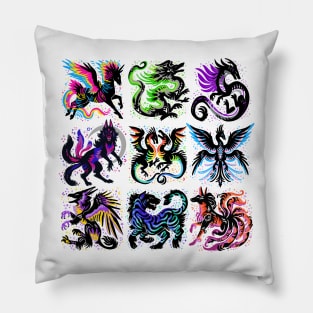 Mythical Pride Creatures Collection Pillow