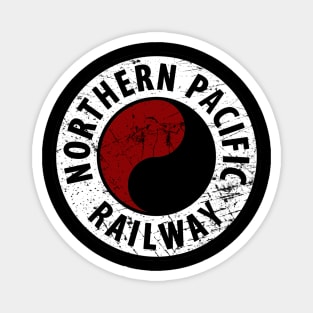 Distressed Northern Pacific Railway Magnet