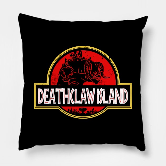 Deathclaw Island Pillow by VaultOfPersonalityComics