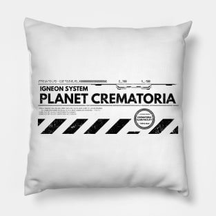 Riddick - Planet Crematoria (Black) Pillow