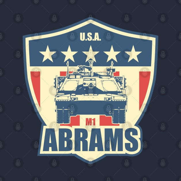 M1 Abrams Shied (Small logo) by TCP