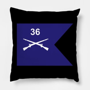 Guidon - 36th Infantry Regiment Pillow