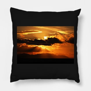 Golden Sunset Pillow