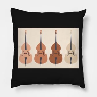 Terracotta Double Basses Pillow