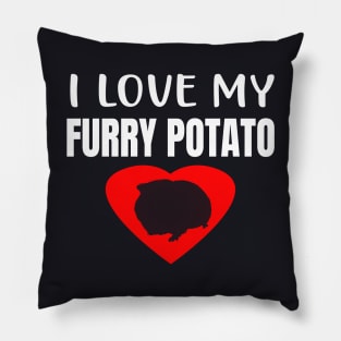 I Love my Furry Potato Guinea Pig Pillow