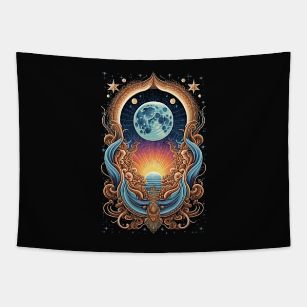 Celestial Model Tapestry by Word and Saying