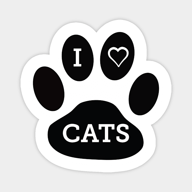 I Love Cats Magnet by teegear