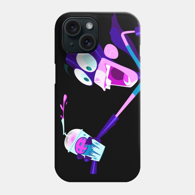 BRAIN FREEZE! Phone Case by Digital Artist ME