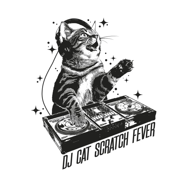 DJ Cat Scratch Fever by Northern Fringe Studio