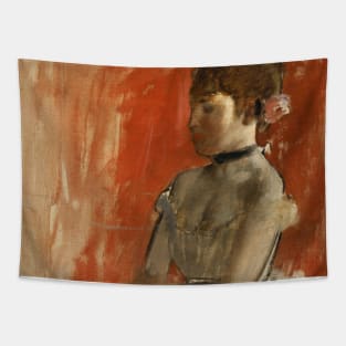 Ballet Dancer with Arms Crossed by Edgar Degas Tapestry