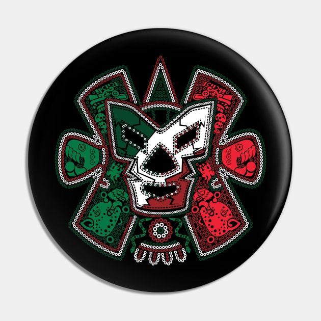 Mexican Wrestling Mask Pin by Velvet Love Design 