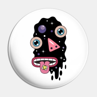 monster face Pin