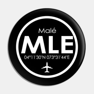 MLE,  Malé Velana International Airport Pin