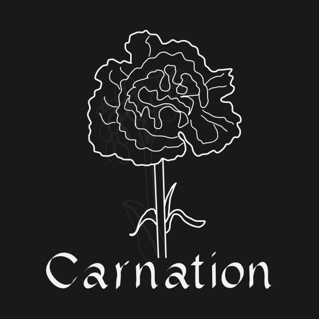 Carnation Flower by beautifulhandmadeart