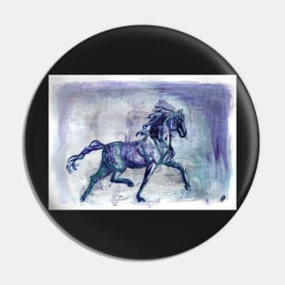 Purple Rain Horse Pin