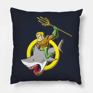 Shark Rider Pillow