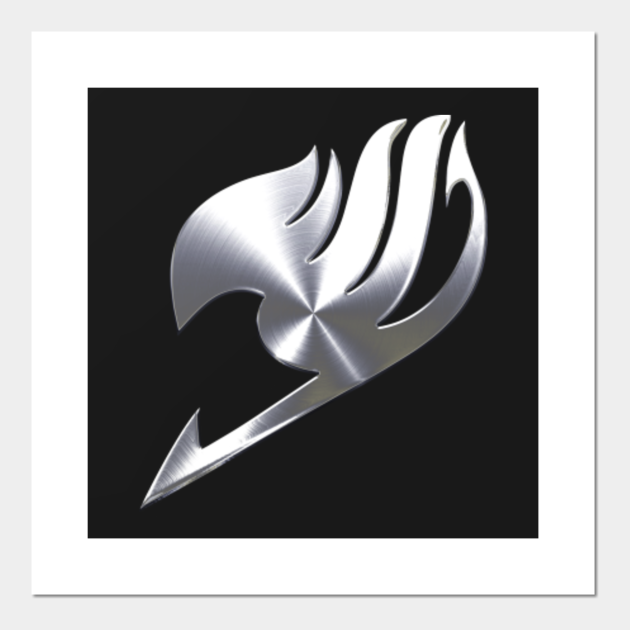 Metal Fairy Tail Guild Symbol Anime Posters And Art Prints Teepublic
