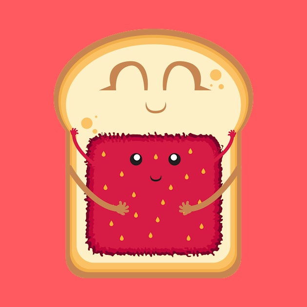 Breakfast Strawberry toast by Alessandro Aru