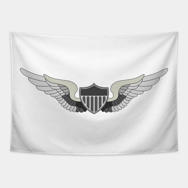 Army Aviator Wings Tapestry by Sticker Steve