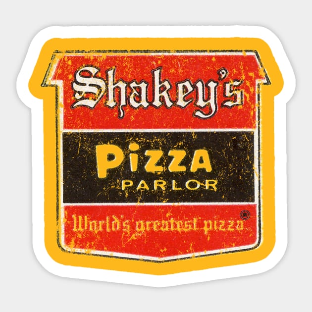 Shakey's Pizza Parlour - Vintage Matchbook Covers - Sticker