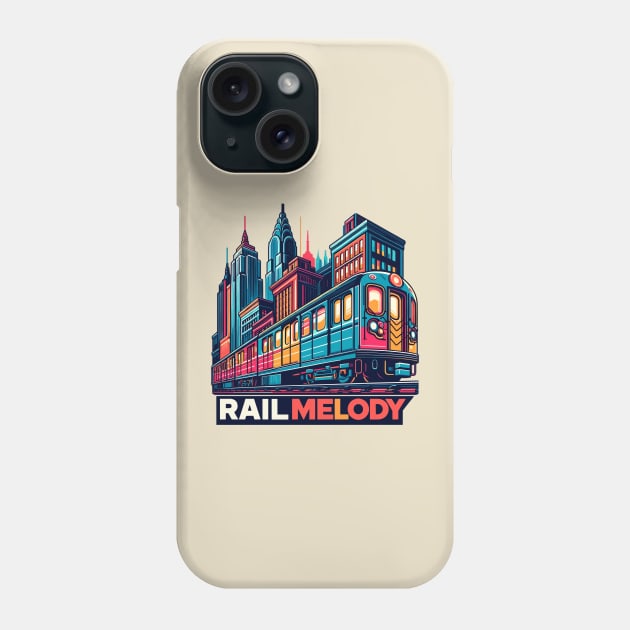 Railway, Rail Melody Phone Case by Vehicles-Art