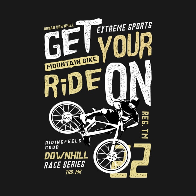 Mountain bike tshirt by Ayyub22