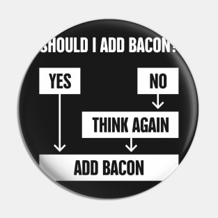 Flowchart – Should I Add Bacon? Pin