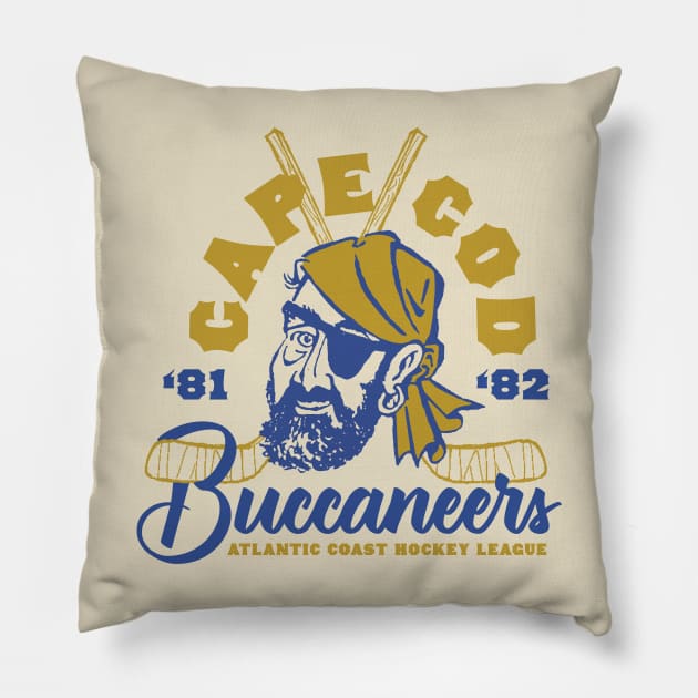 Cape Cod Buccaneers Pillow by MindsparkCreative