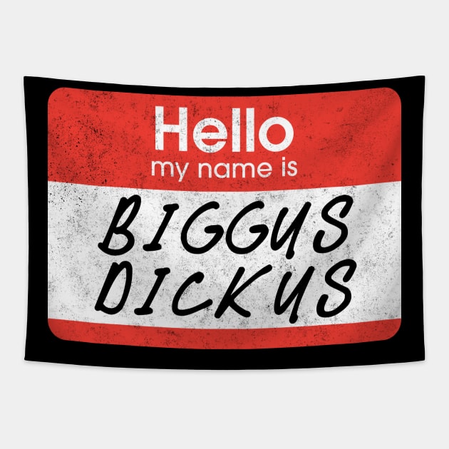 Biggus Dickus Life of Brian corner Tapestry by karutees