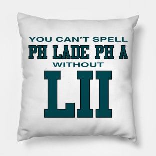 Philadelphia LII (White) Pillow