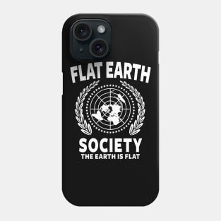 FLAT EARTH SHIRT, FLAT EARTH SOCIETY T-SHIRT, FLAT EARTHER Phone Case