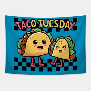 Taco Tuesday Food Humor Tapestry