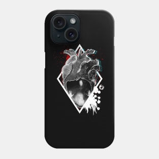 In my Heart, Trash style, anatomical Heart Phone Case